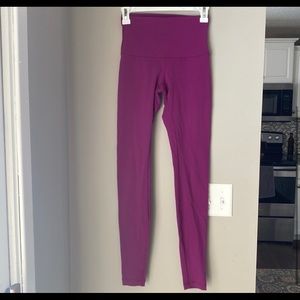 LULULEMON MAGENTA ALIGN PANT 28 INCH LEGGING